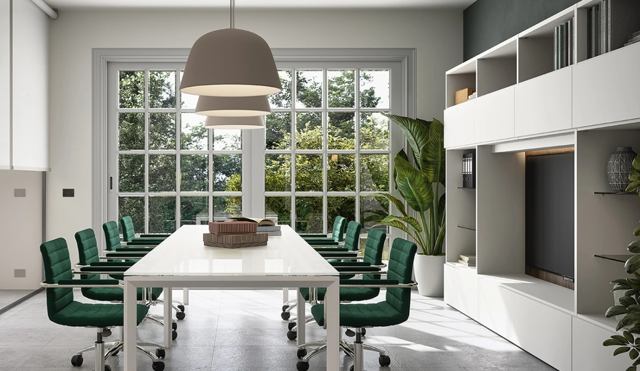 Mobile Ufficio Libreria a muro 05C di Cinquanta3